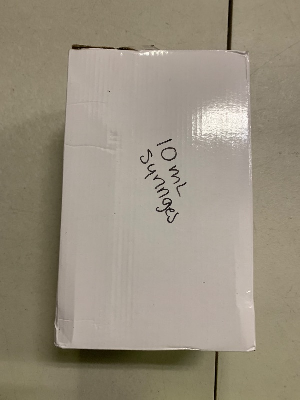 Photo 1 of 100 Packs 10ml Plastic Syringe, Luer Slip Tip with Cover Cap, Syringes for Liquid Jello Shots, Measuring, Watering, Refilling, Feeding