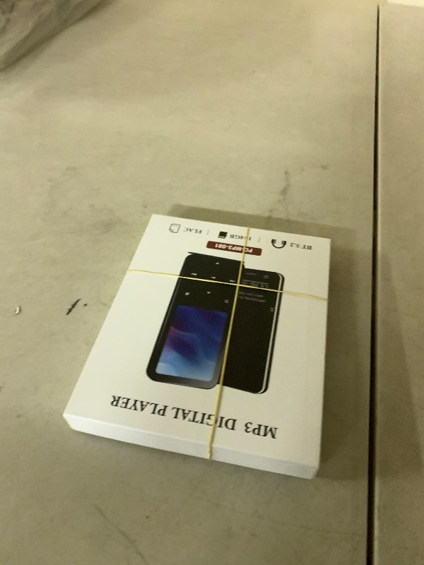 Photo 1 of 144GB MP3 Player, Bluetooth 5.2 Music Player, HiFi Sound Digital Music, Built-in HD Speaker, FM Radio, Voice Recorder, Earphones Included, MP3 Player for Friends, Kids, Students, Seniors (Black)