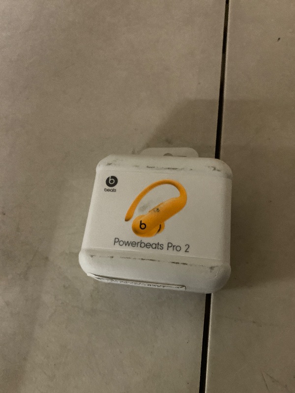 Photo 1 of Beats Powerbeats Pro 2 - Wireless Noise Cancelling Workout Earbuds with Secure- Fit Earhooks, Up to 45-Hour Battery with Charging Case, Sweat & Water Resistant, Heart Rate Monitoring - Electric Orange