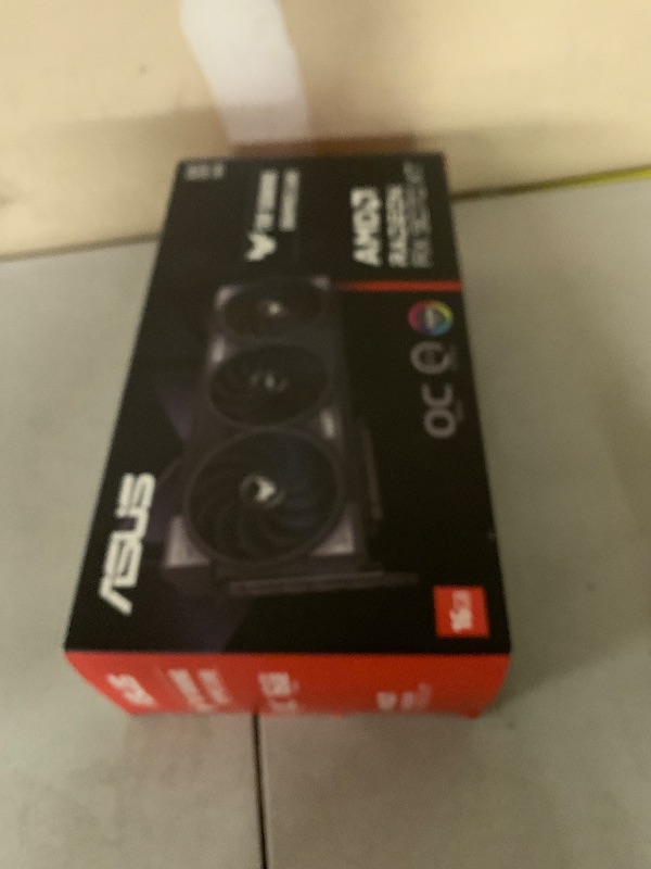 Photo 1 of ASUS TUF Radeon RX 9070 XT OC Edition Graphics Card, AMD, Desktop (PCIe® 5.0, 16GB GDDR6, HDMI/DP 2.1, 3.125-Slot, Military-Grade Components, Protective PCB Coating, Axial-tech Fans)