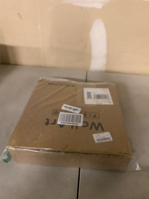 Photo 1 of 4 Piece Framed Neutral Abstract Wall Art Set, Tan and Black Geometric Modern Pictures Prints, Minimalist Luxury Paintings Artwork for Bedroom, Bathroom, Hallway and Living Room 12x12 Inch