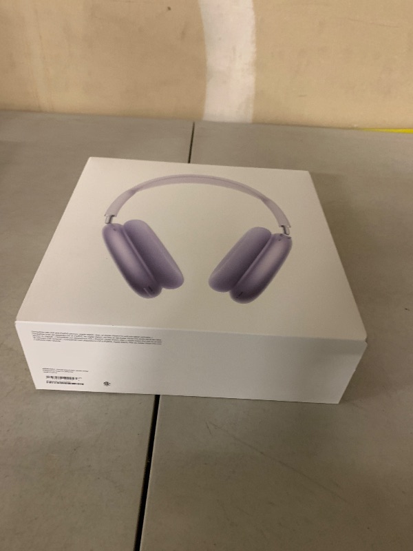 Photo 1 of Apple AirPods Max Wireless Over-Ear Headphones, Pro-Level Active Noise Cancellation, Transparency Mode, Personalized Spatial Audio, USB-C Charging, Bluetooth Headphones for iPhone - Purple