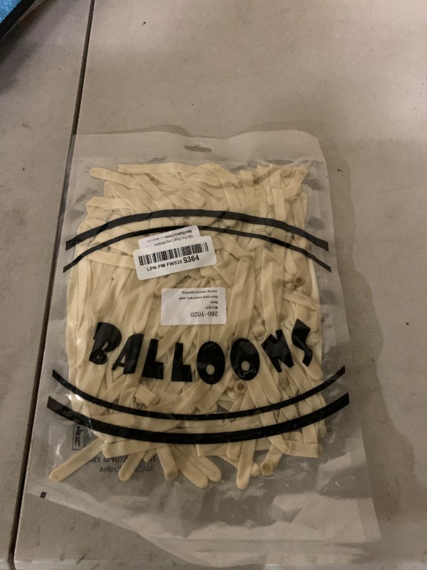 Photo 1 of 260 Balloons - Clear Long Balloons for Tying Balloon Arch | 100Pcs Skinny Stretchy Tie Balloons for Animal Making, Twisting, Attaching & Long Balloon Tying