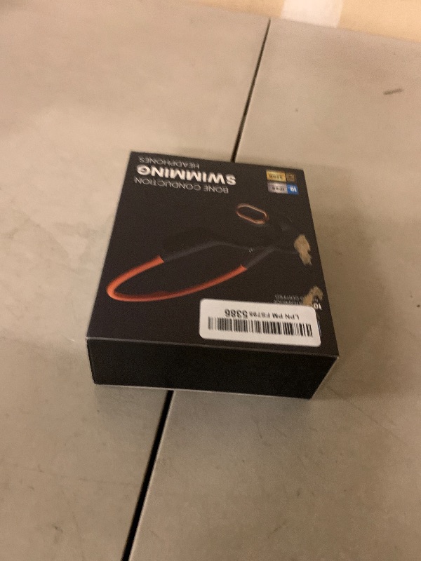 Photo 1 of RTAPL Bone Conduction Wireless Headphones - IP68 Waterproof, Open-Ear Design, Sweatproof Sports Headset for Swimming, Running, Fitness & Gym, Black