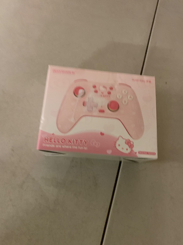 Photo 1 of Kuitmor Pink Switch Controller,Hello Kitty Hall Effect Controllers Wireless for Switch 2/1/OLED/Lite,PC,Android,iOS | 2.4G Receiver + Bluetooth,1000mAh Battery,6-Axis Gyro,Dual Vibration,RGB Breathing Light