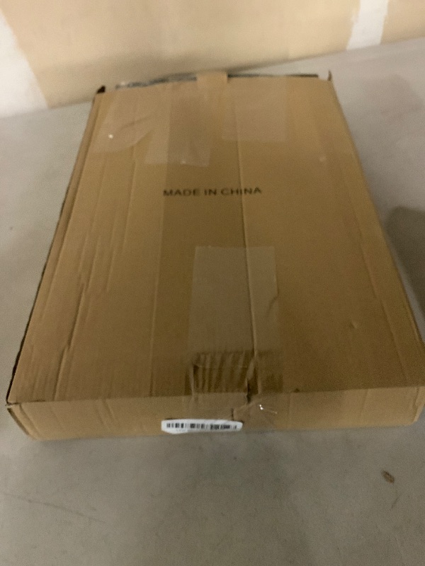 Photo 1 of 3 Pack Bamboo Serving Trays with Handles, Rectangular Kitchen Food Tray for Eating, Dinner Trays for Eating on Couch, Wood Serving Platter for Breakfast, Tea, Bar, Restaurant, Party or Bed (Black)