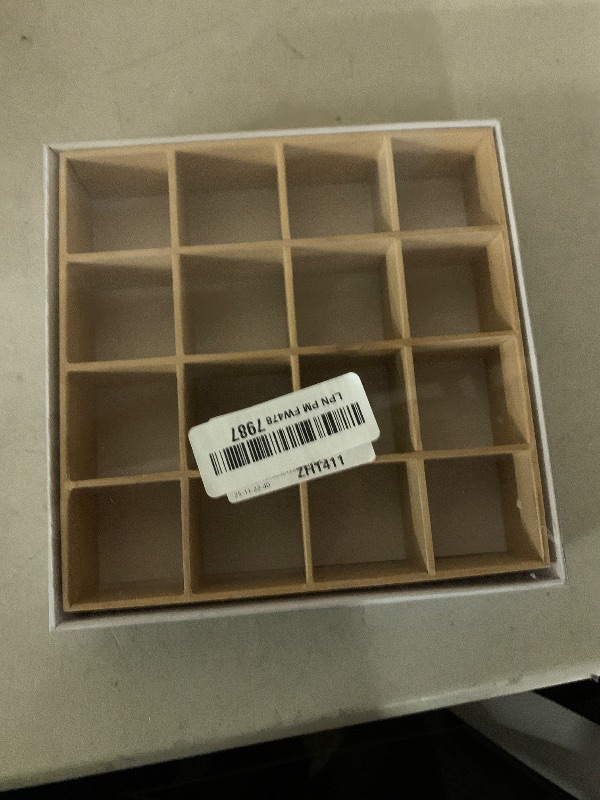 Photo 1 of 1: 12 Dollhouse Miniature Wooden Storage Rack 16 Grid Shelves Doll House Wall Rack Bookshelf Display Dollhouse Furniture Accessories