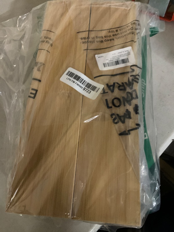 Photo 1 of 2 Pcs Foil and Plastic Wrap Organizer Plastic Wrap Dispenser Bamboo Wood Foil Dispenser with Cutter Aluminum Wax Paper Roll Organizer Holder for Kitchen