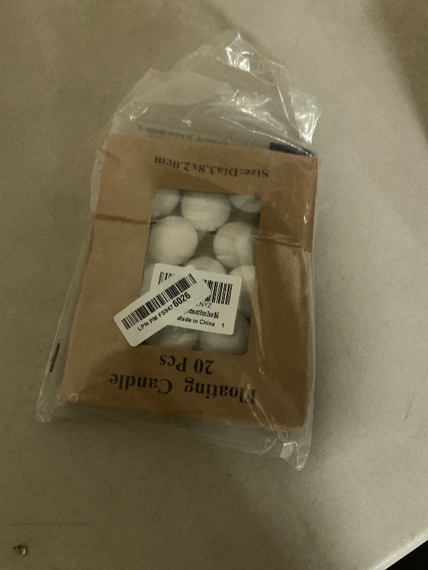 Photo 1 of 20 Pcs Floating Candles Centerpieces, 1.5 Inch Unscented Floating Candles Small Decoration for Valentine's Day, Thanksgiving, Wedding, Holiday, Parties and Home Decor