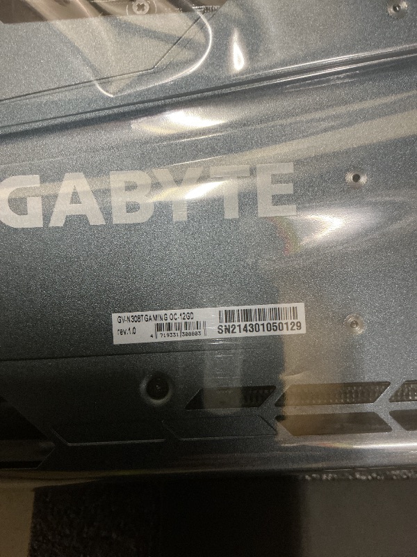 Photo 1 of GIGABYTE GeForce RTX 3080 Ti Gaming OC 12G Graphics Card, 3X WINDFORCE Fans, 12GB 384-Bit GDDR6X, GV-N308TGAMING OC-12GD Video Card