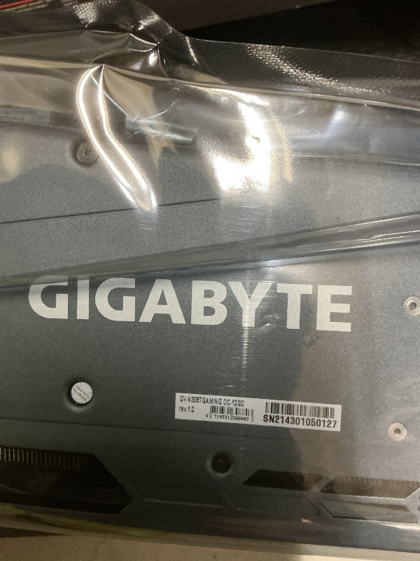 Photo 1 of GIGABYTE GeForce RTX 3080 Ti Gaming OC 12G Graphics Card, 3X WINDFORCE Fans, 12GB 384-Bit GDDR6X, GV-N308TGAMING OC-12GD Video Card