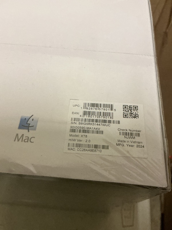 Photo 1 of ASUS ZenWiFi AX6600 Tri-Band Mesh WiFi 6 System (XT8 2PK) - Whole Home Coverage up to 5500 sq.ft & 6+ Rooms, AiMesh, Included Lifetime Internet Security, Easy Setup, 3 SSID, Parental Control, White