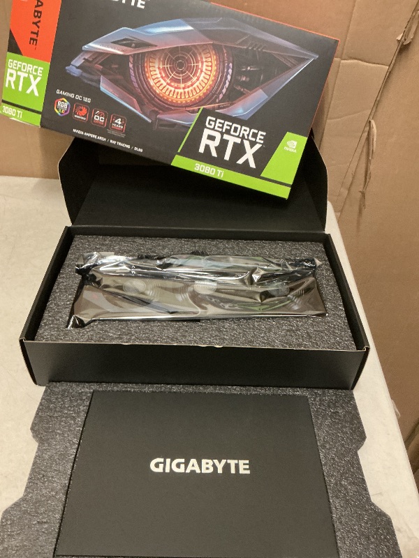 Photo 1 of GIGABYTE GeForce RTX 3080 Ti Gaming OC 12G Graphics Card, 3X WINDFORCE Fans, 12GB 384-Bit GDDR6X, GV-N308TGAMING OC-12GD Video Card