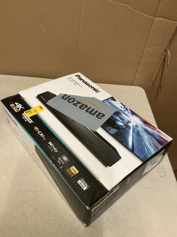 Photo 1 of Panasonic Premium 4K Blu Ray Player, UHD DVD Blu Ray Player with Hi-Res Sound, 4K VOD Streaming, HDR10+ and Dolby Vision™, DP-UB450 (Black)