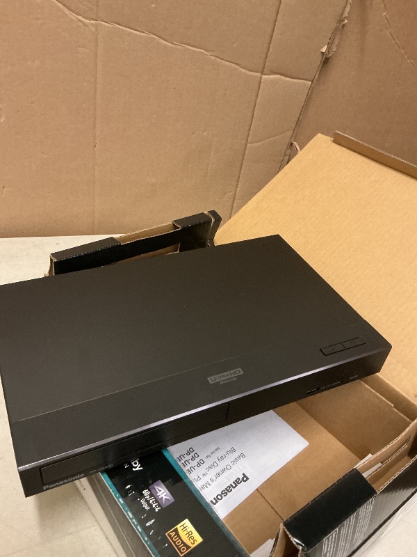 Photo 1 of Panasonic Premium 4K Blu Ray Player, UHD DVD Blu Ray Player with Hi-Res Sound, 4K VOD Streaming, HDR10+ and Dolby Vision™, DP-UB450 (Black)