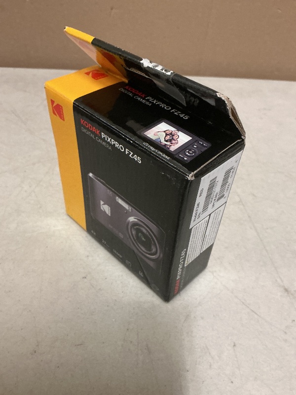 Photo 1 of Kodak PIXPRO Friendly Zoom FZ45-RD 16MP Digital Camera, 4X Zoom, 27mm Wide Angle, 2.7" LCD Screen, Red