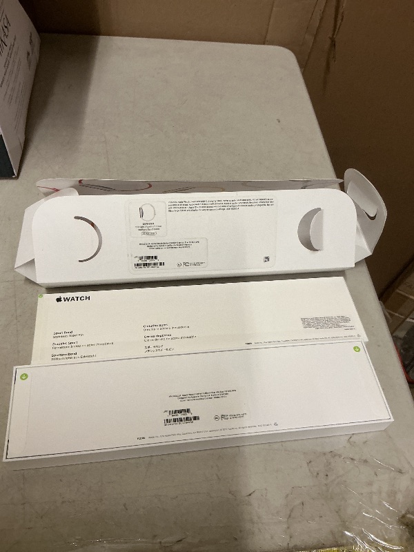 Photo 1 of Apple Watch Series 8 [GPS 45mm] Smart Watch w/Starlight Aluminum Case with Starlight Sport Band - M/L. Fitness Tracker, Blood Oxygen & ECG Apps, Always-On Retina Display, Water Resistant