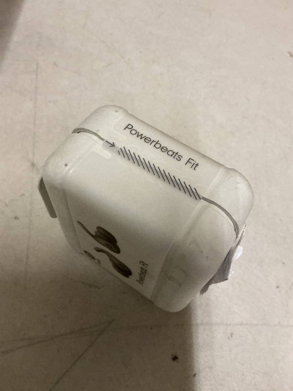 Photo 1 of Beats Powerbeats Fit - Wireless Noise Cancelling Workout Earbuds with Secure-Fit Wingtips, Up to 30-Hour Battery Life, Sweat & Water Resistant, Apple & Android Compatible - Gravel Gray