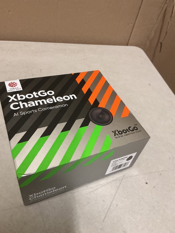 Photo 1 of XbotGo Chameleon AI Auto Sports Action Camera - 4K 60FPS Soccer Camera and Basketball Tracking Camera for Team Sports, Live Streaming, No Subscription, Works with iOS & Android (Lava Graphite)