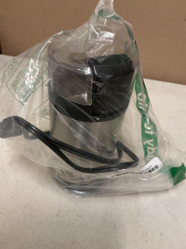 Photo 1 of BLACK+DECKER One Touch Coffee Grinder, 2/3 Cup Coffee Bean Capacity, Spice Grinder, One Touch Push-Button Control -150 Watts -Stainless Steel Blades