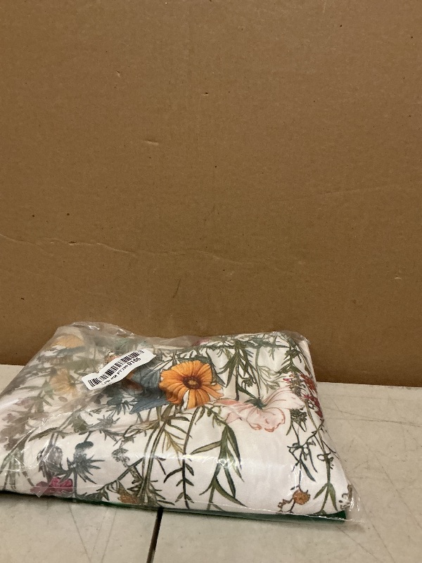 Photo 1 of Horaldaily Fall Tablecloth 60×84 Inch Rectangular, Spring Autumn Harvest Flowers Table Cover for Party Picnic Dinner Decor