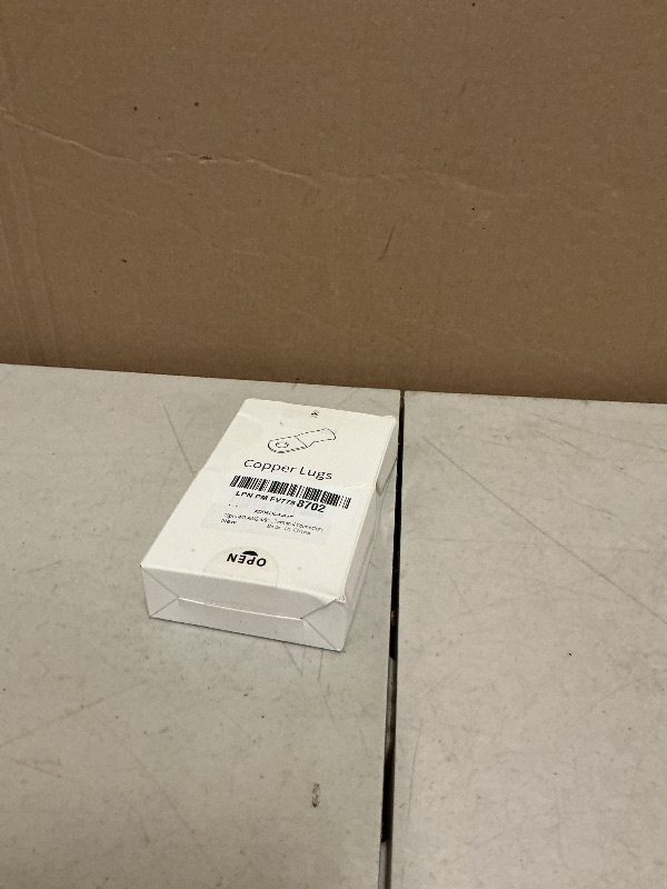 Photo 1 of 10pcs 4/0 AWG 3/8" Stud Copper Ring Terminals Battery Cable Ends Wire Lugs 4/0 Gauge Battery Cable Lugs Heavy Duty Cable Lugs Bare Copper Eyelets Tubular Ring Terminal Connectors