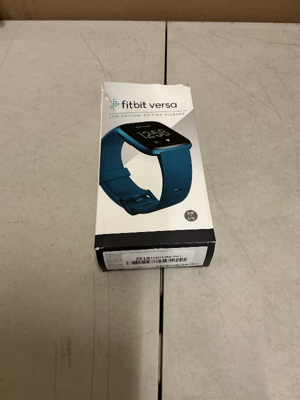 Photo 1 of Fitbit Versa Lite Edition Smart Watch, One Size (S and L Bands Included)