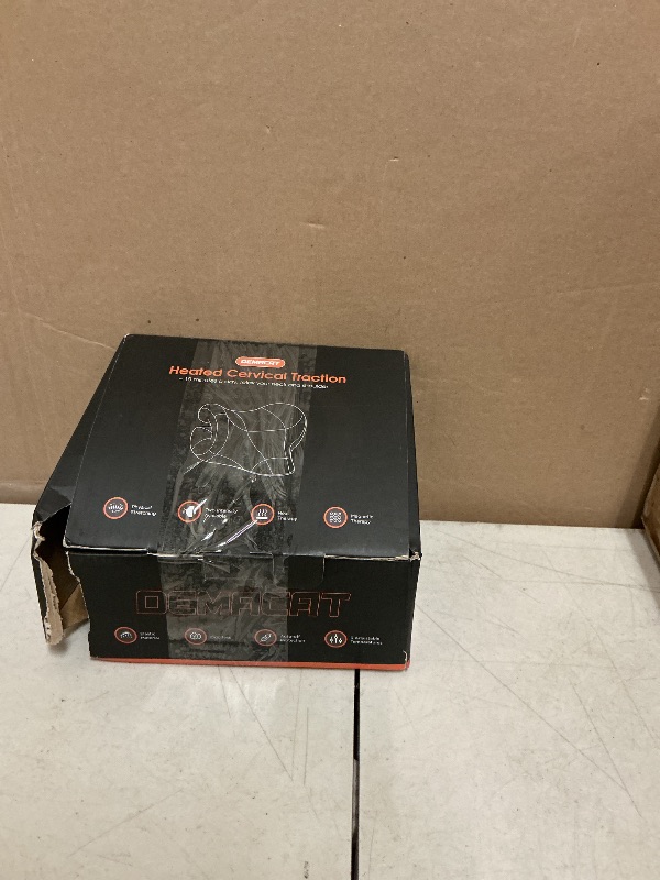 Photo 1 of 3s Heated Neck Stretcher for Pain Relief, Graphene Heating Pad, Odorless Neck Cloud Cervical Traction Device Chiropractic Pillow for Shoulder, Christmas Gifts for Women, Men, Mom, Dad (Light Gray)