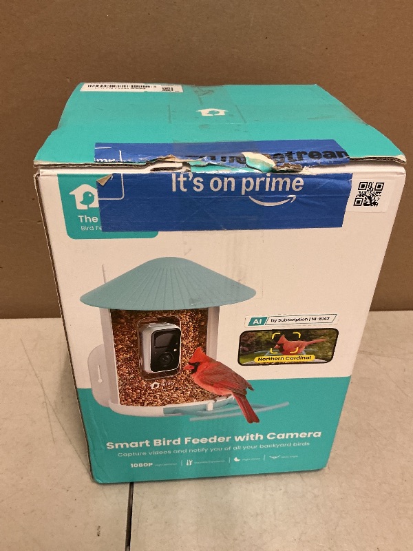 Photo 1 of NETVUE by Birdfy Smart Bird Feeder with 2K AI Camera, Auto Capture Videos & Motion Detection, Live Steam, Wireless Wildbird Watching, Ideal Gift for Outdoor Backyard Birder(AI by Subscription)
