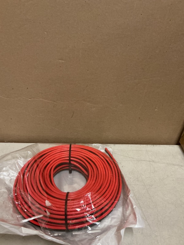 Photo 1 of 10 Gauge Wire 75 Feet, 10/2 AWG Pure Copper Wire, 10AWG 2 Conductors Red Black Oxygen Free Stranded Low Voltage Wire for Solar Panel, Automotive, Audio Auto, LED Lighting(10 AWG 75FT)