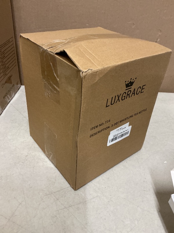 Photo 1 of 3Quart Whistling Tea Kettle Classic Teapot Stainless Steel Teakettle with Cool Grip for Stovetop