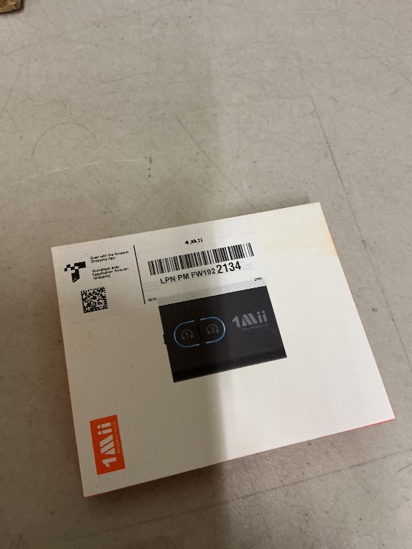 Photo 1 of 1Mii Bluetooth 5.3 Transmitter Receiver for TV to Wireless Headphones, Dual Link aptX Adaptive/Low Latency/HD Audio, Aux Bluetooth Audio Receiver Adapter for Home Stereo, Airplane, Boat, Gym