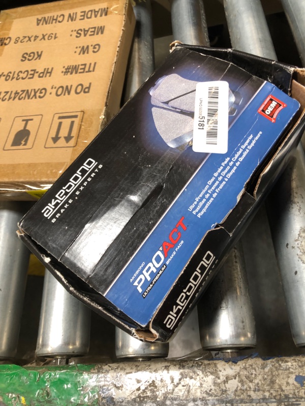Photo 1 of [MISSING PARTS] Akebono Brake Pads, ProACT, Front, compatible with Acura/Honda 2002-17, Set of 4