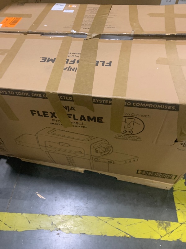 Photo 1 of ***UPDATED 5/29 PHOTO UPDATED *** Ninja FlexFlame ProConnect Grill & Smoker | 5-in-1 Smart Cooking System | Electric & Propane | App-Connected | 3-Burner Digital Control | Roast, Griddle & Pizza Maker | Black/Gold | PG305