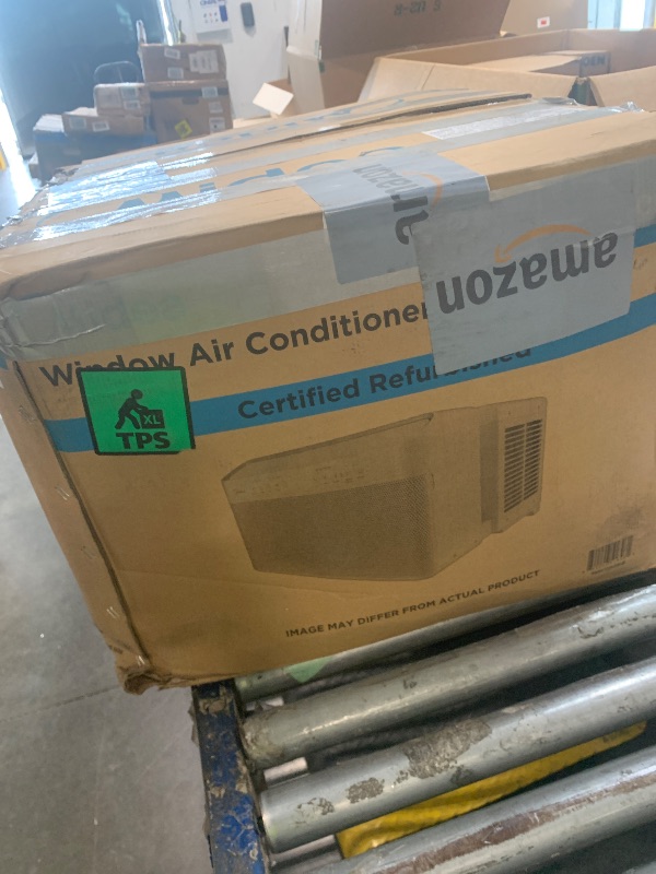 Photo 1 of ****  AS IS  ALL SALES FINAL  NO RETURNS **** 12,000 BTU U-Shaped Smart Inverter Window Air Conditioner–Cools up to 550 Sq. Ft., Ultra Quiet with Open Window Flexibility, Compatible with Alexa/Google Assistant, 35% Energy Savings (Renewed)