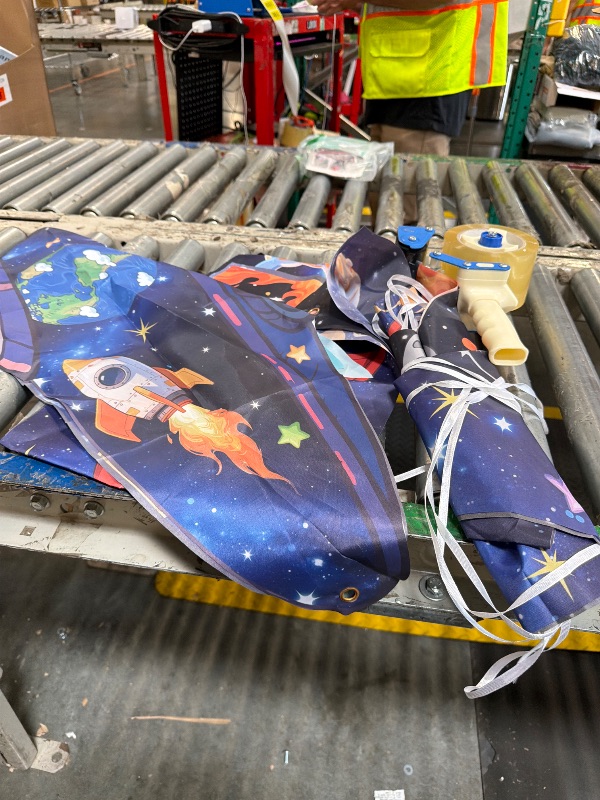 Photo 1 of *********SIMILAR*********Gilprop 3 Pack Space Galaxy Ceiling Decorations for VBS 24" x 12 ft Astronaut Rocket Planet Universe Hanging Banners, Outer Space Theme Decor for Summer Church Sunday School Classroom Birthday Party