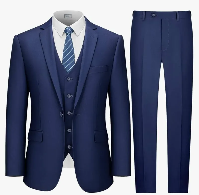 Photo 1 of ***It doesn't come with pants.*** Lupurty Suits For Men, 2 Piece Men's Suit Slim Fit, Solid Jacket Vest