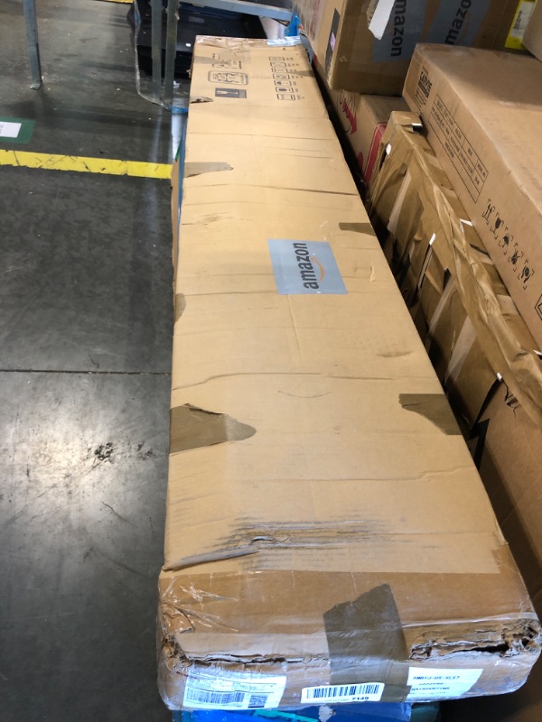 Photo 1 of *MISSING PARTS**
ROYMELO 32x80 Inch Glass Sliding Barn Door Slab and 5.5ft Hardware Kit Included, 5 Frosted Glass, LVL Wood Panel Covered with White Water-Proof Scratch-Proof PVC Surface, Simple DIY Assembly