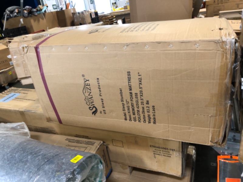 Photo 1 of ***UPDATED 5/24***
***MISSING BASE *** Irvine Home Collection King Adjustable Bed Base with 12 Inch Gel Memory Foam Mattress - Dual Massage - USB Ports - Zero Gravity - Underbed Light - Wireless Remote - Zero Clearance