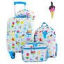 Photo 1 of ***NEW*** Travelers Club Kids' 5pc Hardside Checked Spinner Luggage Set - Ice Cream