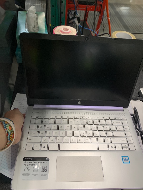 Photo 1 of ***MISSING CHARGE*** HP 2025 Student Laptop, Intel Processor N150(up to 3.6 GHz), 14 Inch LED Screen,16G RAM, 256GB Storange (128GB UFS+128GB MSD),1 Year Office 365, Windows 11 Home,Honey Lavender,w/YYY Accessories