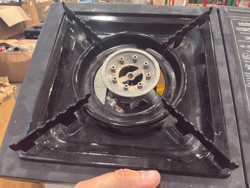 Photo 1 of [Needs deep cleaning, see clerk notes and live photos] Coleman Classic 1-Burner Butane Stove, Portable Camping Cooktop with Carry Case & InstaStart Ignition, Adjustable Burner with 7650 BTUs of Power for Camping, Grilling, Tailgating, & More