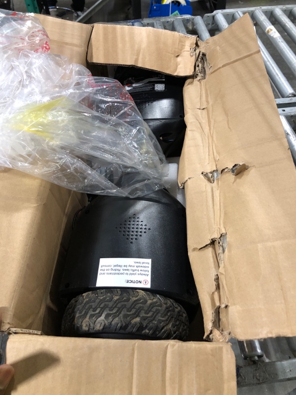 Photo 1 of **UNTESTED**
Gyroor Self Balancing Scooter New G13 All Terrain Balancing Scooter with LED Lights, Self Balancing Off Road with Bluetooth for Kids ages 6-12 and Adults-Black