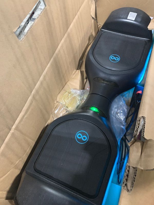 Photo 1 of **UNTESTED**
Gyroor Self Balancing Scooter New G13 All Terrain Balancing Scooter with LED Lights, Self Balancing Off Road with Bluetooth for Kids ages 6-12 and Adults-Black