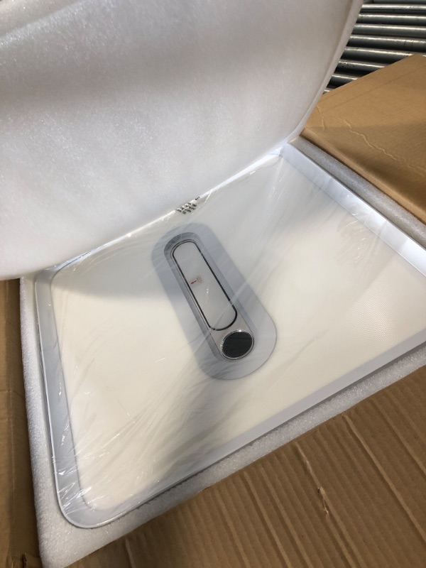 Photo 1 of ***MISSING HARDWARE*** Bladeless Ceiling Fans with Lights Remote Control, Eye Care LED Ceiling Light with Fan, Stepless Dimming 3000K-6000K, Temperature Display, Low Profile Ceiling Fan for Bedroom Kids Room Kitchen