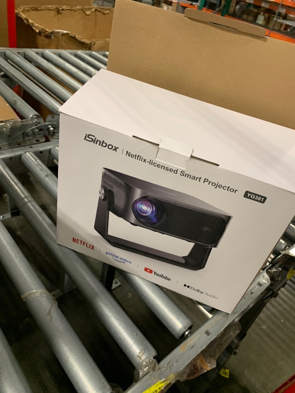 Photo 1 of [2000 ANSI/Auto Focus & Keystone/Built-in APP] 4K Outdoor Projector with Wifi and Bluetooth, Smart Portable Projector with Built in Apps YouTube/PrimeVideo & Dolby, Home Theater Projector with HDR10+
