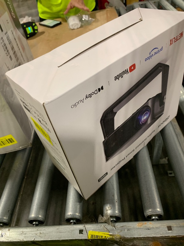 Photo 1 of [2000 ANSI/Auto Focus & Keystone/Built-in APP] 4K Outdoor Projector with Wifi and Bluetooth, Smart Portable Projector with Built in Apps YouTube/PrimeVideo & Dolby, Home Theater Projector with HDR10+