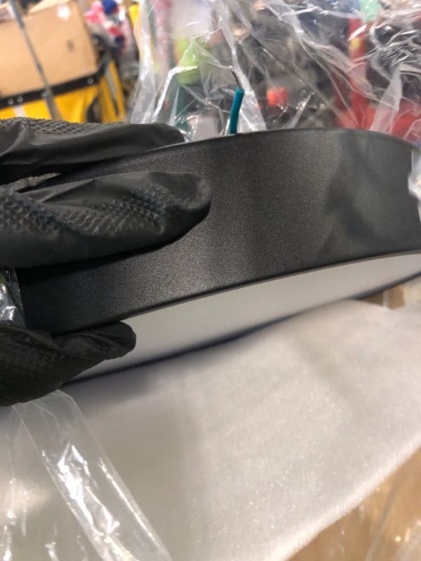 Photo 1 of ** sold as is no refund/return** see comments
ENATECLITE Matte Black Flush Mount Ceiling Light, 3000-5000K 13inch Modern Bedroom Lighting Fixtures Ceiling Mount, Dimmable Overhead Led Light Fixture for Hallway Bathroom Stairwell, ETL Listed