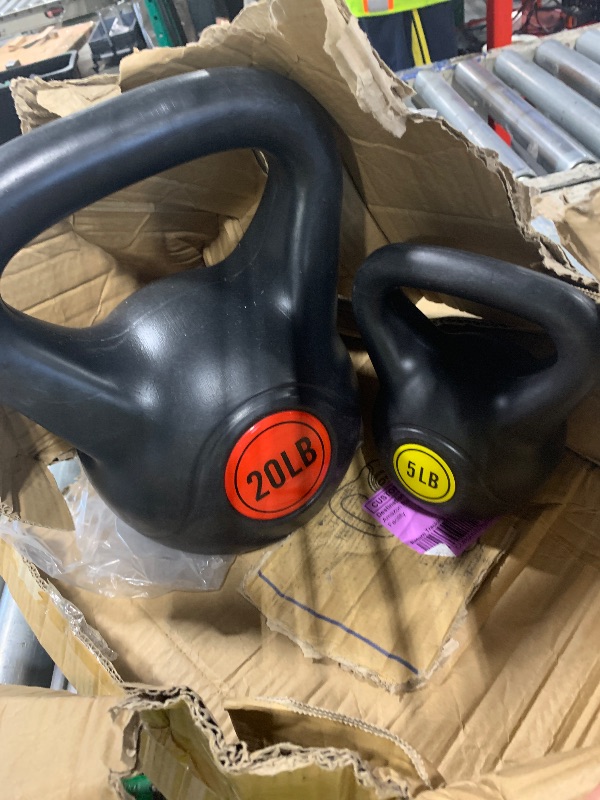 Photo 1 of ***MISSING 10 AND 15 LB KETTLEBELLS*** Fitvids Kettlebell Sets 4 Piece Strength Training KettleBells Weight Set 5lb, 10lb, 15lb, 20lb Kettle Bell
