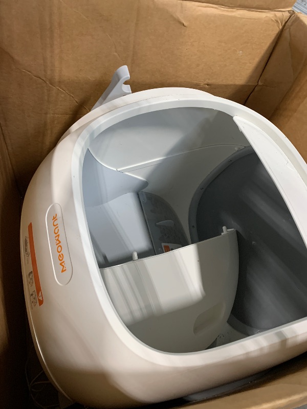 Photo 1 of ***** USED ***** Meowant Self Cleaning Litter Box, Automatic Litter Box Self Cleaning with APP Control, 75L Extra Large Open Low Entry Smart Cats Litter Boxs for Multi-Cat Compatible Senior Cats Large Cats